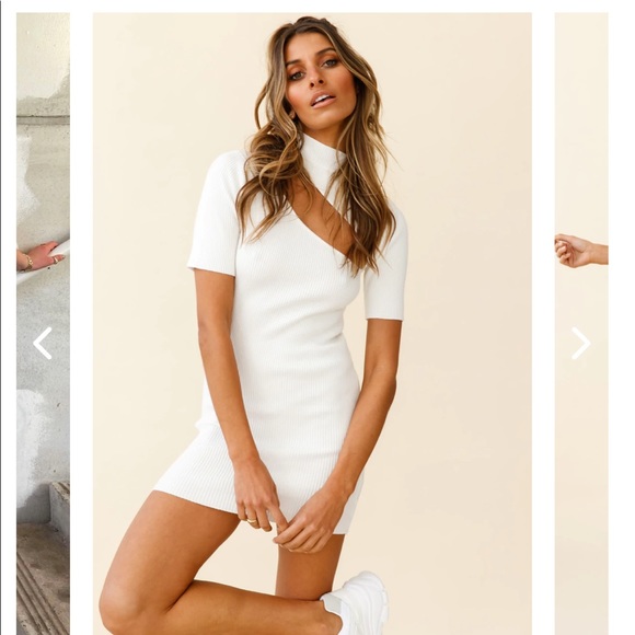 Selfie Leslie mini white dress - Picture 4 of 4